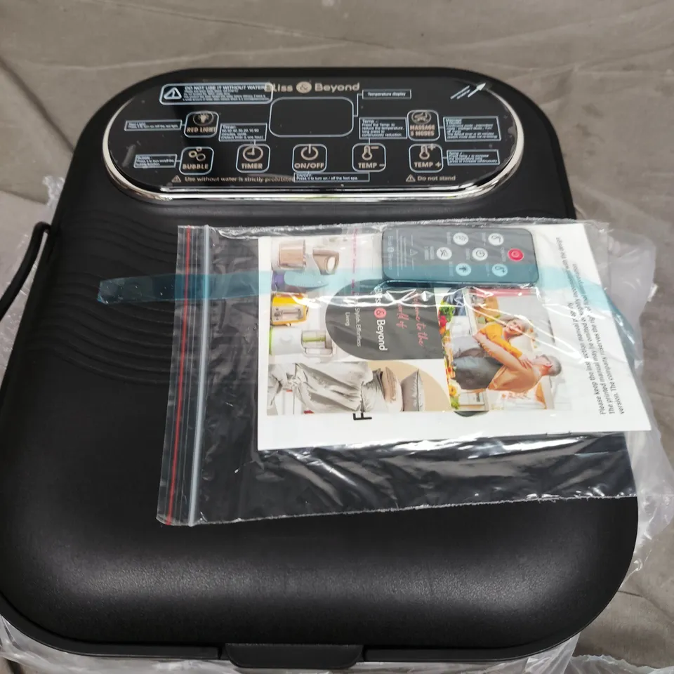 BLISS & BEYOND FOLDABLE FOOT SPA