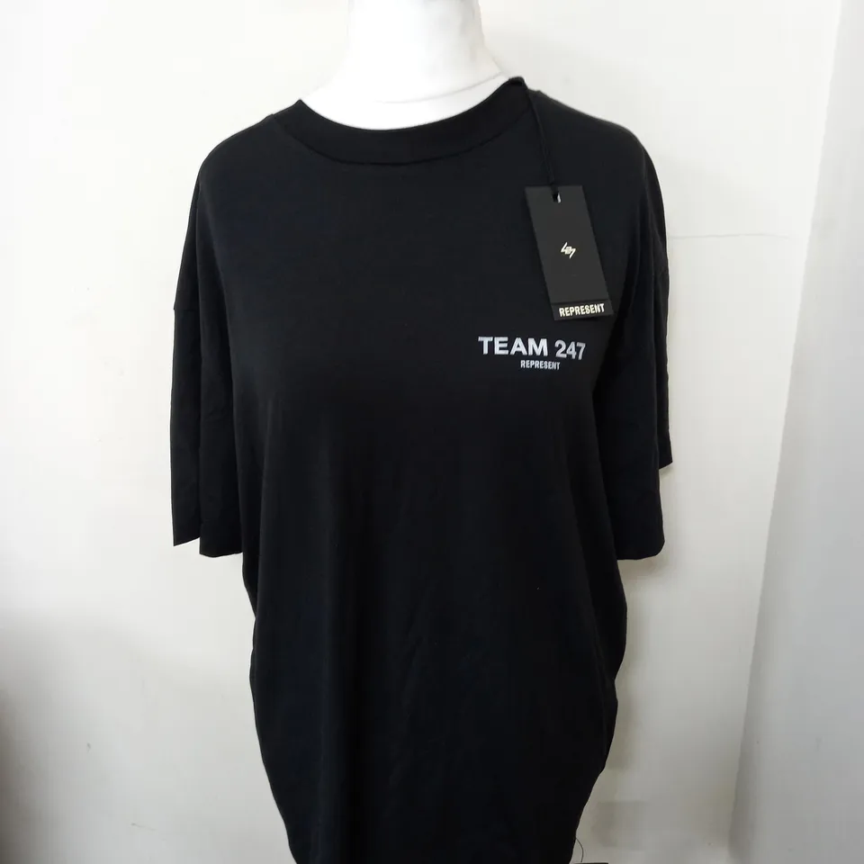 REPRESENT TEAM 247 OVERSIZED T-SHIRT SIZE M