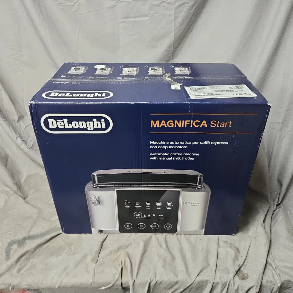 BOXED DELONGHI MAGNIFICA START BEAN TO CUP COFFEE MACHINE