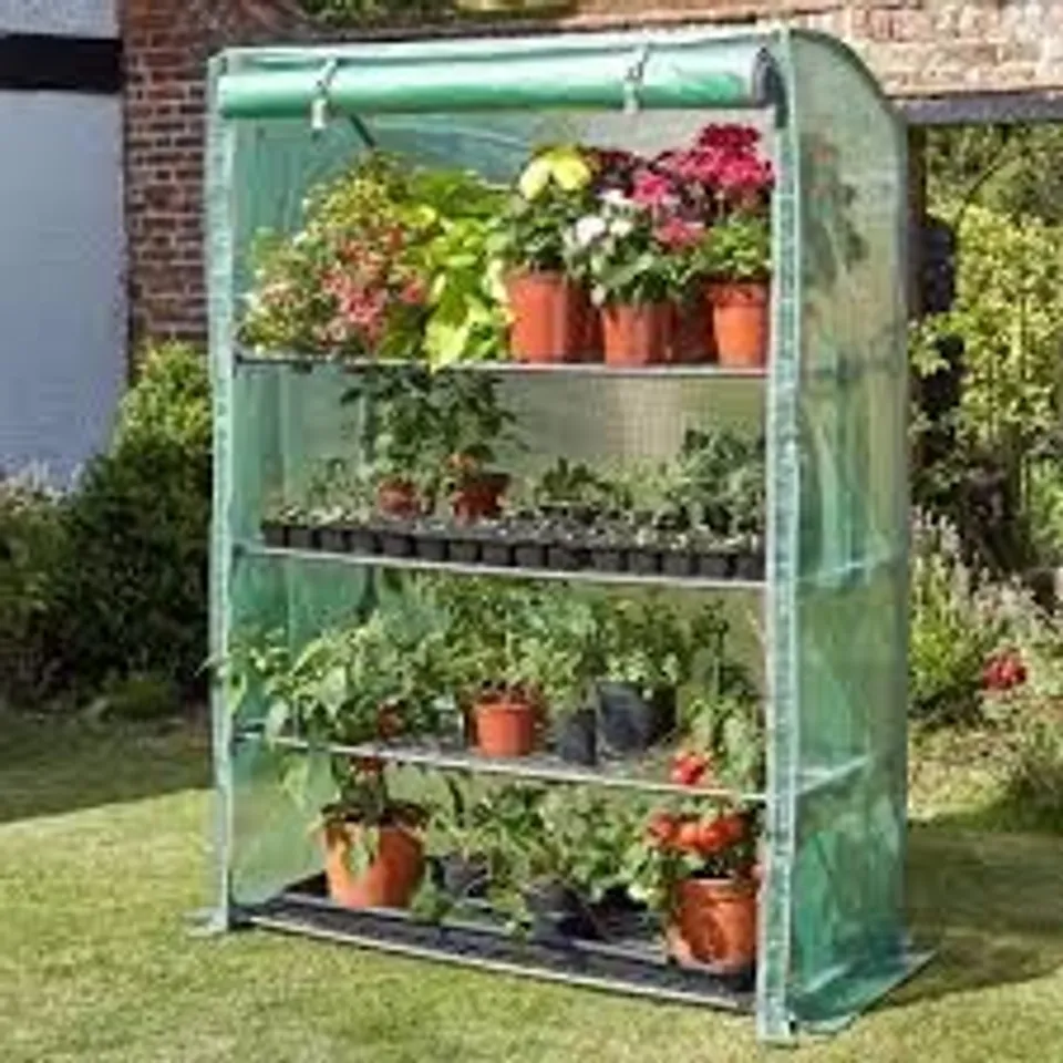 BOXED 4 TIER GREENHOUSE GROZONE MAX