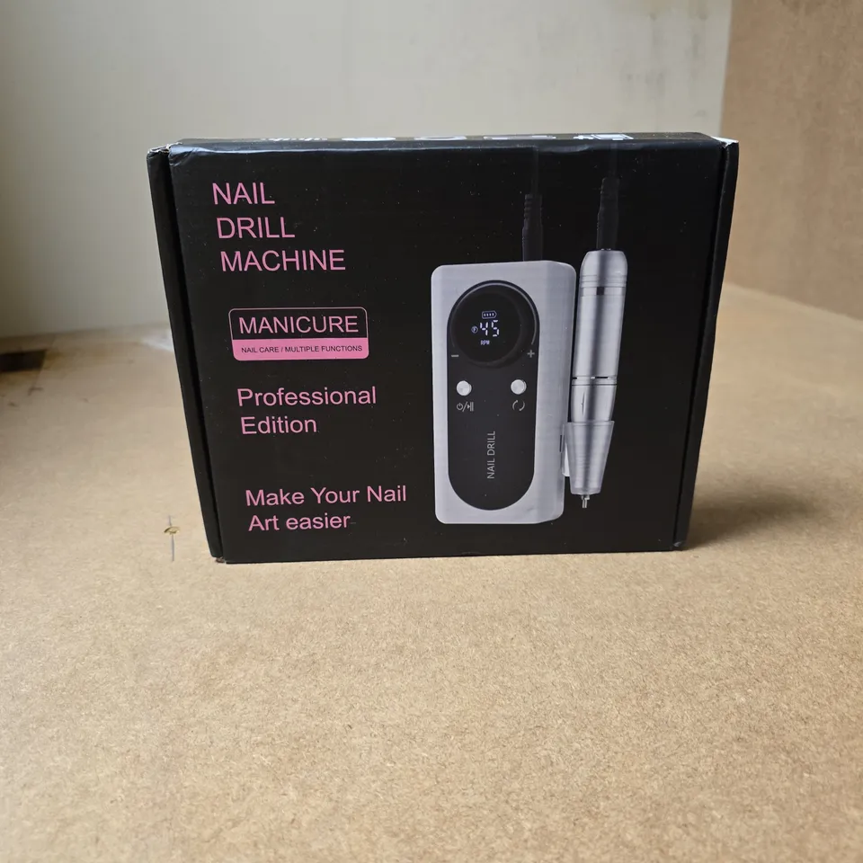 NAIL DRILL MACHINE – PROFESSIONAL EDITION MANICURE KIT (BOXED)