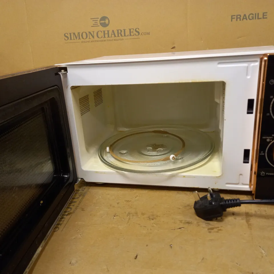 TOWER MANUAL SOLO ROSE GOLD MICROWAVE