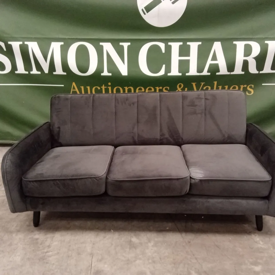 JENNIFER FABRIC COMPACT 3 SEATER SOFA RRP £349