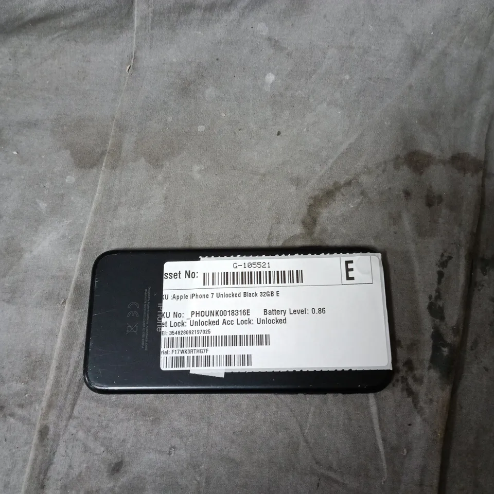 APPLE IPHONE 7 UNLOCKED BLACK 32GB