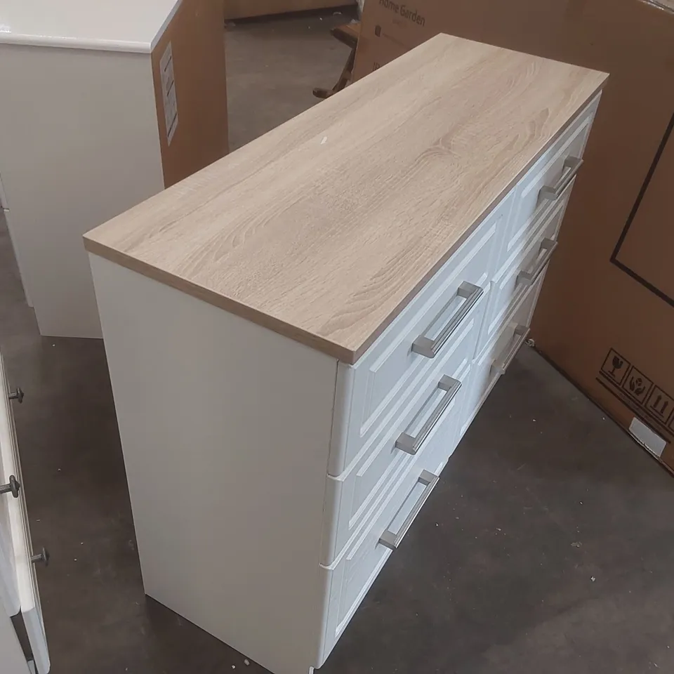 FULLY ASSEMBLED ST. GEORGE 6 DRAWER CHEST