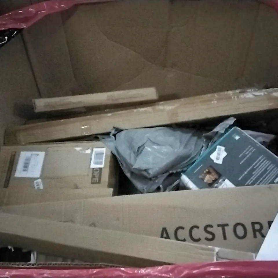 PALLET OF ASSORTED ITEMS INCLUDING  COZYLIFE SMART LED BULB, ACCSTORE DRYING RACK, HOMIDEC, JOISCAPE, CUSIMAX KITCHEN MIXER, STOREMIC TOILET SEAT 