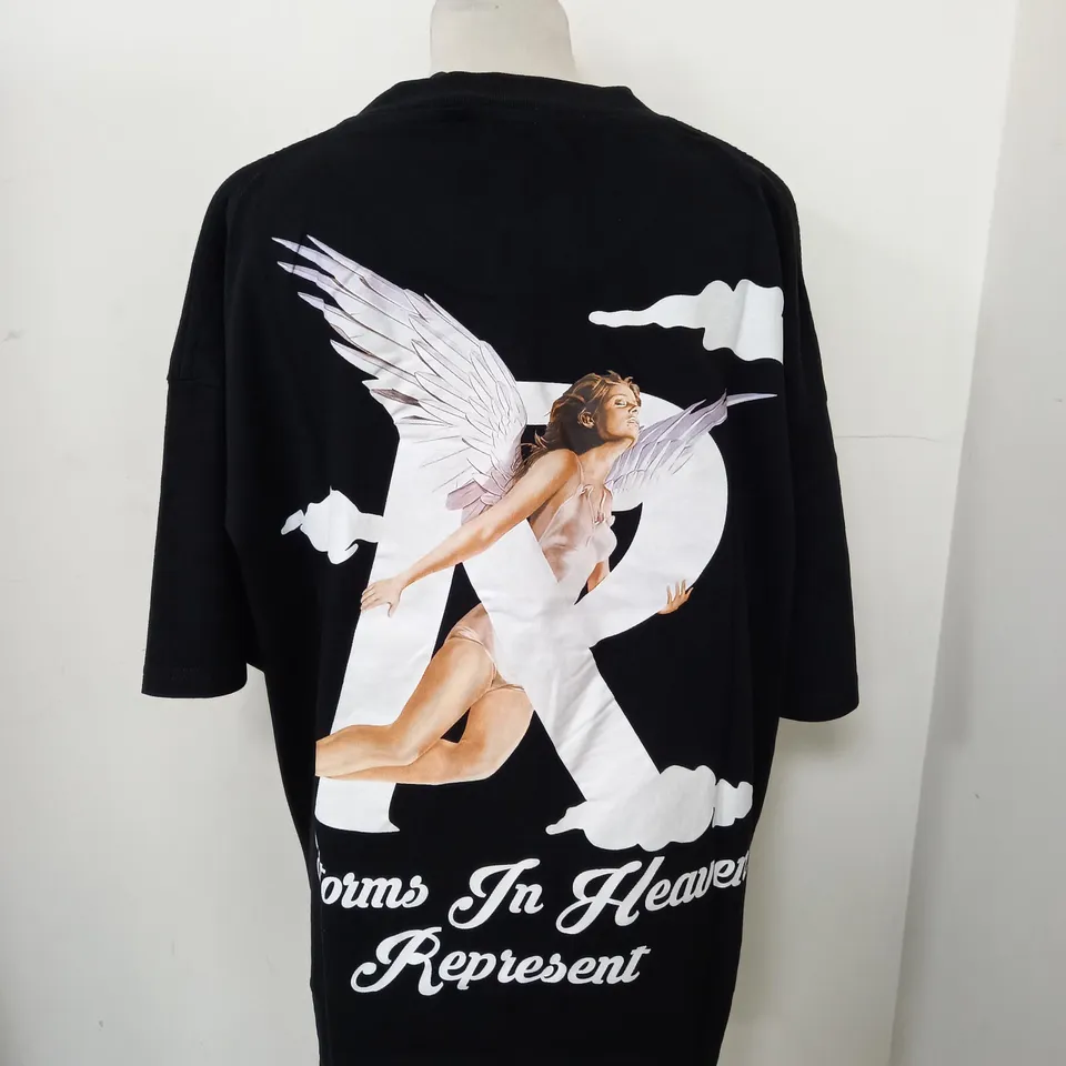 REPRESENT STORMS IN HEAVEN T-SHIRT SIZE L