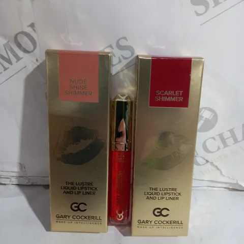 BOX OF APPROX. 12 ASSORTED GARY COCKERILL TO INCLUDE - LIP LINER - LIPSTICK