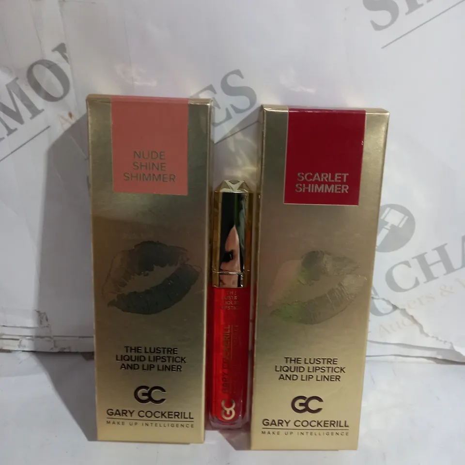 BOX OF APPROX. 12 ASSORTED GARY COCKERILL TO INCLUDE -  LIP LINER - LIPSTICK