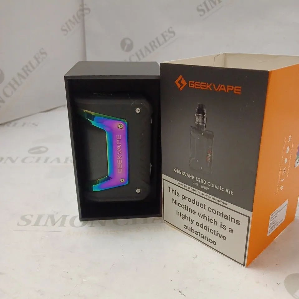 BOXED GEEK VAPE GEEKVAPE L200 CLASSIC KIT - RAINBOW. 