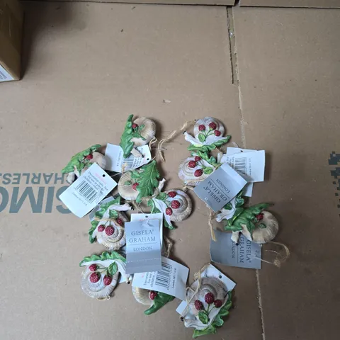 2 BOXES OF ASSORTED GISELA GRAHAM SMALL DECORATIONS 