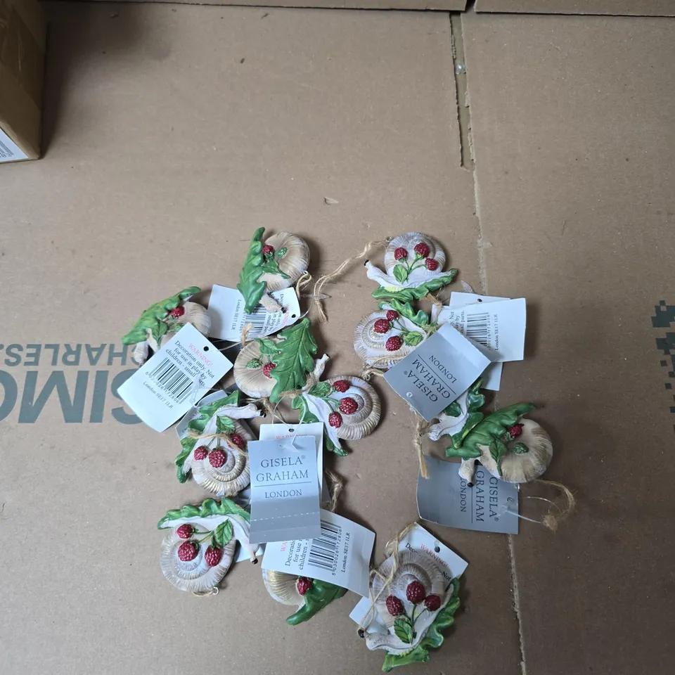 2 BOXES OF ASSORTED GISELA GRAHAM SMALL DECORATIONS 