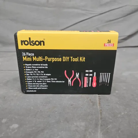 ROLSON 26-PIECE MINI MULTI-PURPOSE DIY TOOL KIT