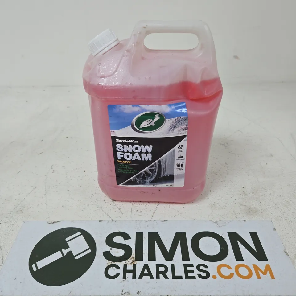 TURTLE WAX SNOW FOAM CAR WASH SHAMPOO – 5L