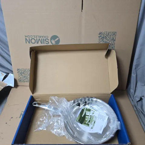 LE CREUSET 24 CM 3-PLY STAINLESS STEEL FRYING PAN – BOXED