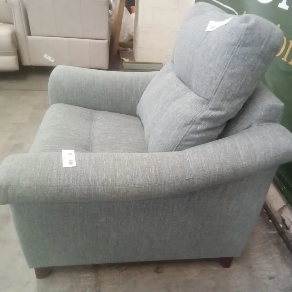 DESIGNER G PLAN MADE RILEY CHAIR - MORELLA WAVE FABRIC 