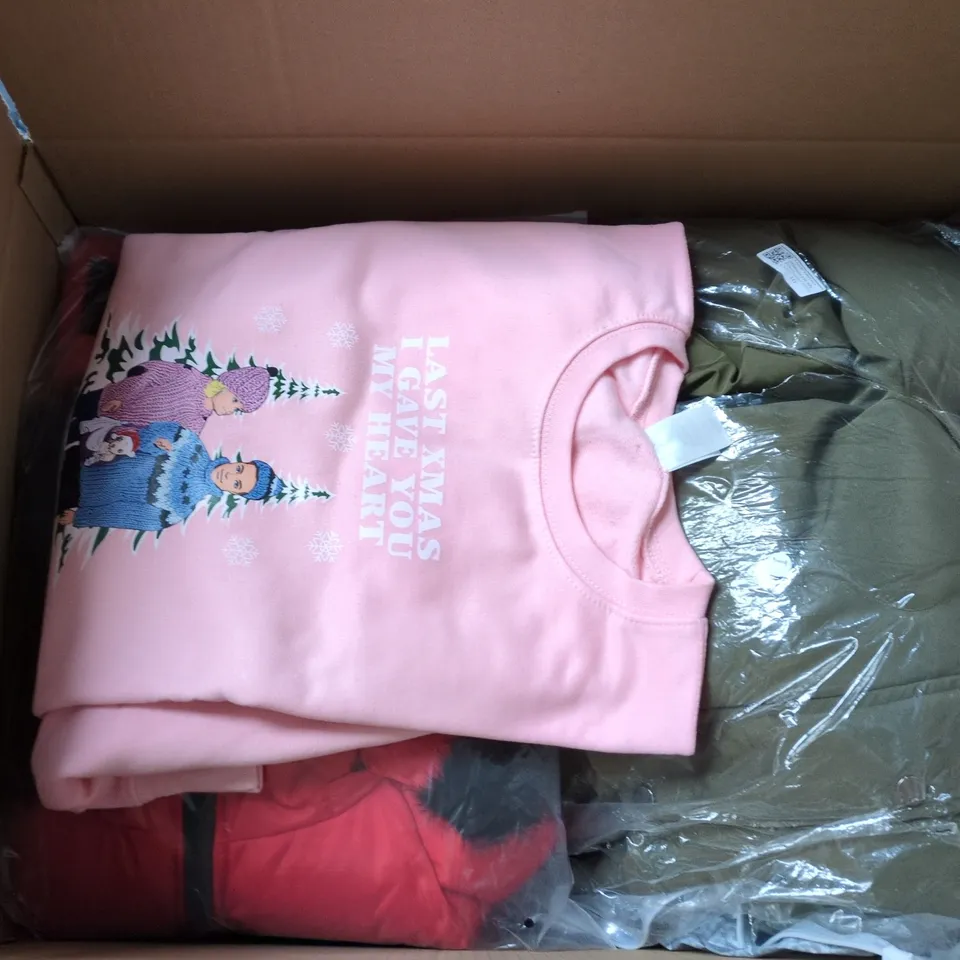 APPROXIMATELY 20 ASSORTED CLOTHING AND FASHION PRODUCTS IN VARIOUS STYLES AND SIZES - COLLECTION ONLY