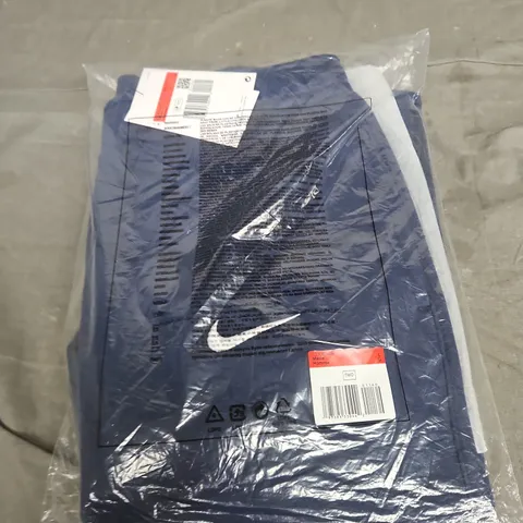 BAGGED NIKE LOGO CASUAL JOGGERS IN NAVY - LARGE