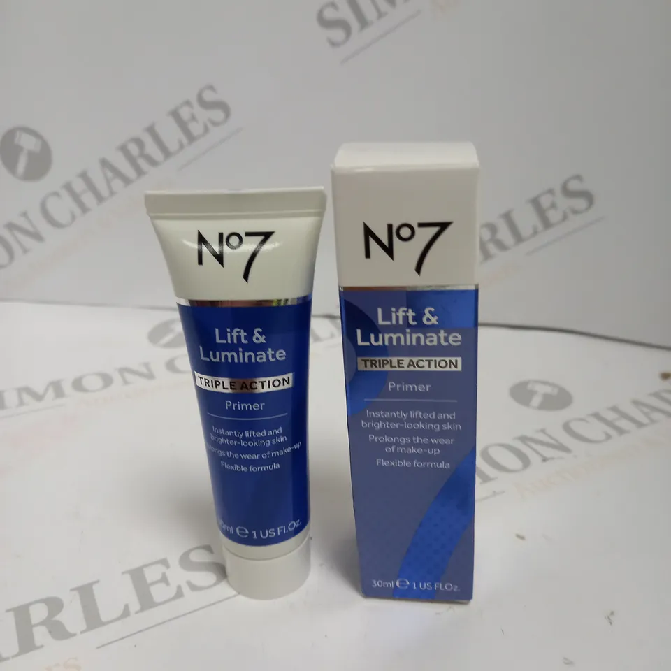 BOXED NO7 LIFT & LUMINATE TRIPLE ACTION PRIMER - 30ML 