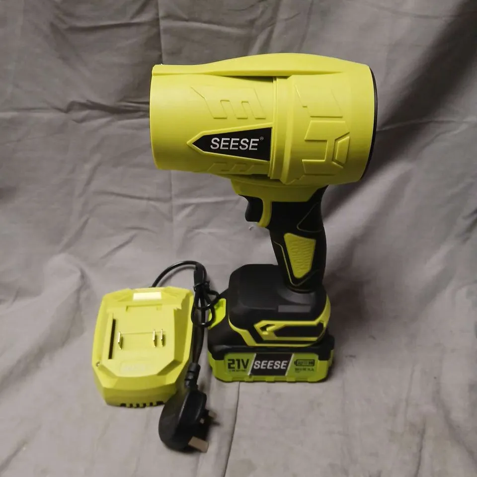 SEESE STORM MACHINE 21V CORDLESS DRILL/DRIVER WITH CHARGER