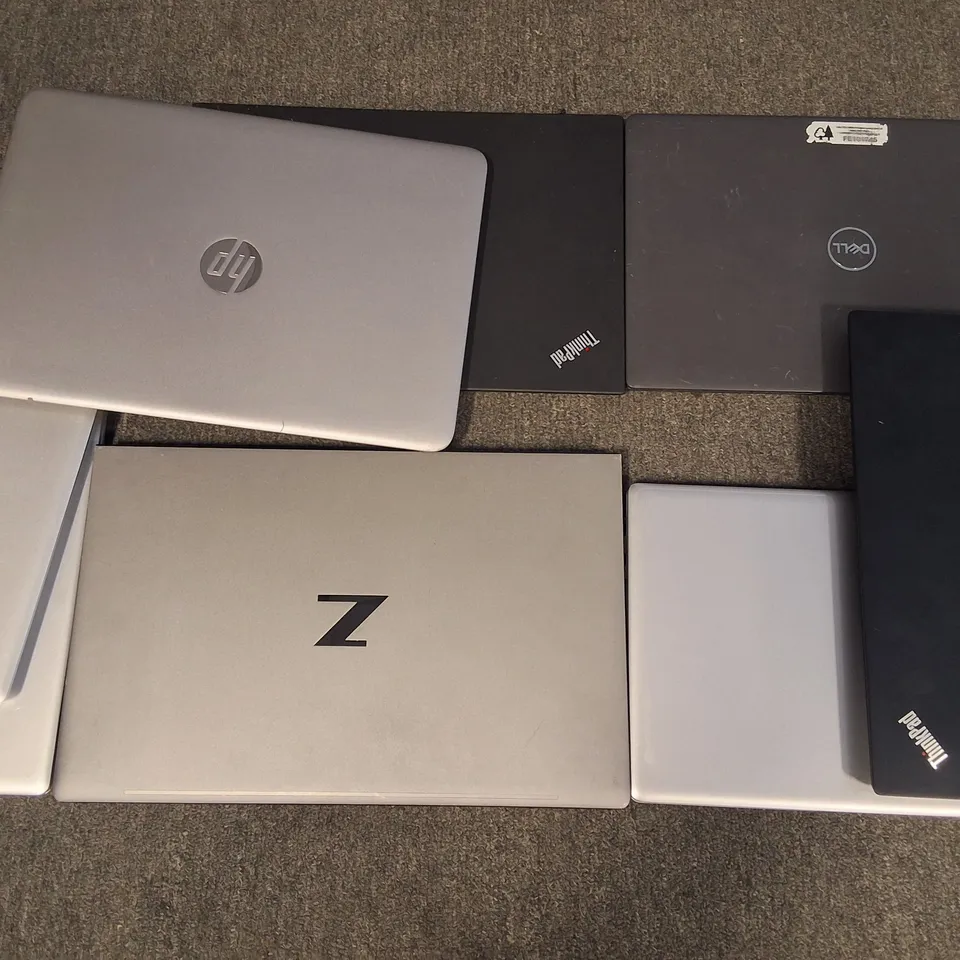LOT OF 8 ASSORTED UNBOXED LAPTOPS TO INCLUDE DELL INTEL I9 AND DELL INTEL I5 10TH GEN