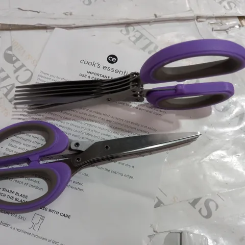 PAIR OF COOKS ESSENTIALS HERB SCISSORS