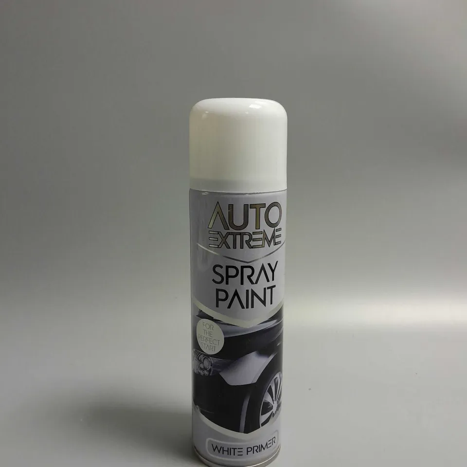 APPROXIMATELY 19 AUTO EXTREME SPRAY PAINT 250ML - WHITE PRIMER 