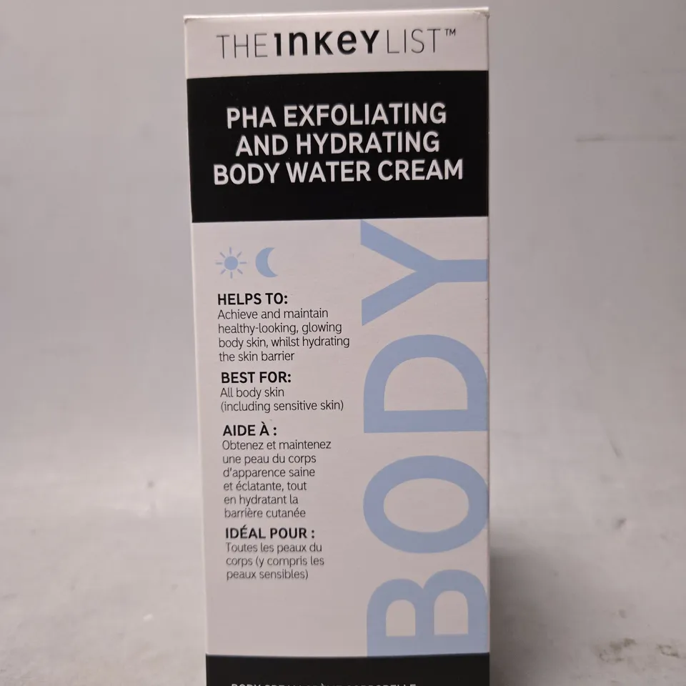 THE INKEY LIST TIL PHA BODY WATER CREAM 150ML