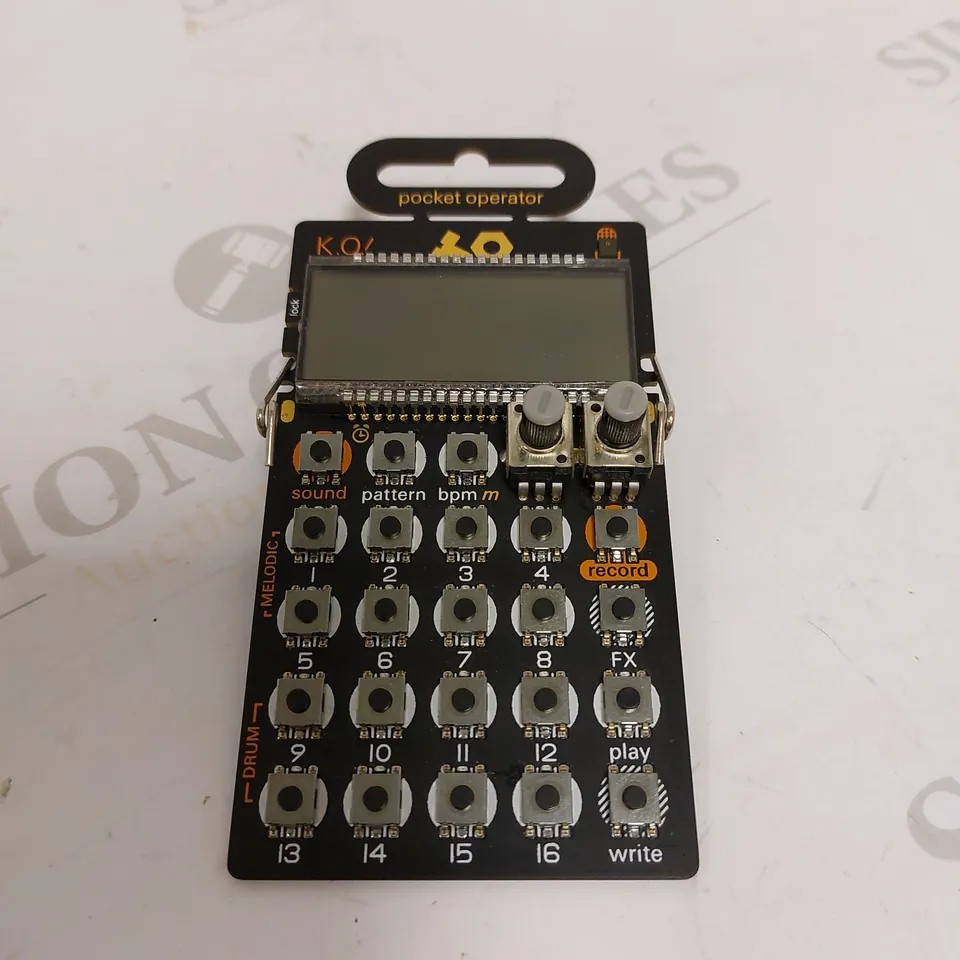 TEENAGE ENGINEERING PO-33 POCKET OPERATOR KO SAMPLER/SEQUENCER