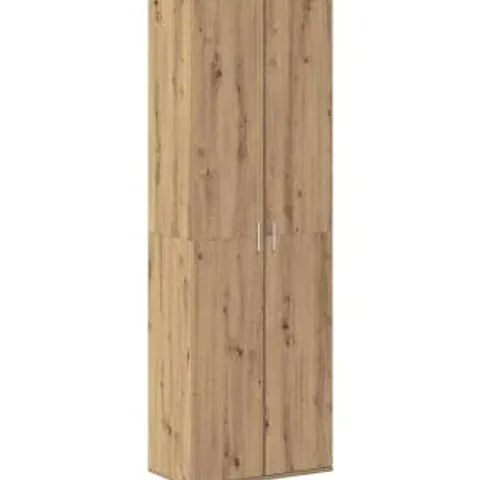 BOXED HIGHBOARD 60 X 35 X 180 CM ENGINEERED WOOD - ARTISAN OAK COLOUR (2 BOXES)