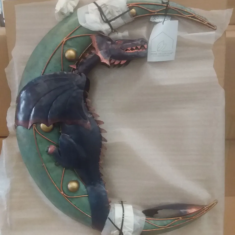 BRAND NEW BOXED DRAGON MOON DECOR