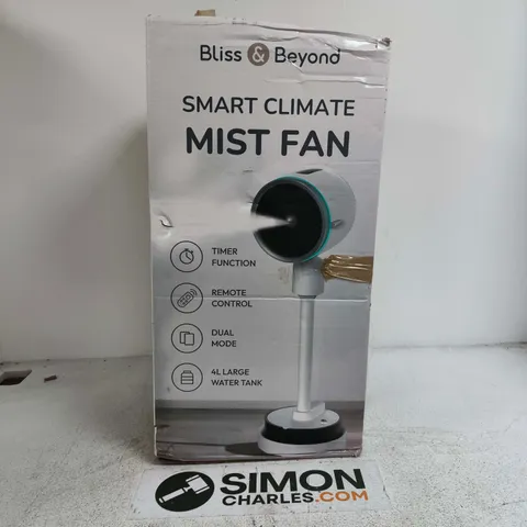 BOXED BLISS & BEYOND SMART CLIMATE MIST FAN