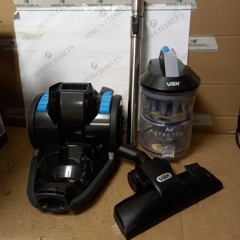 VAX CCQSASV1P1 AIR STRETCH PET VACUUM CLEANER, 1.5 LITRE, 900 W, BLUE
