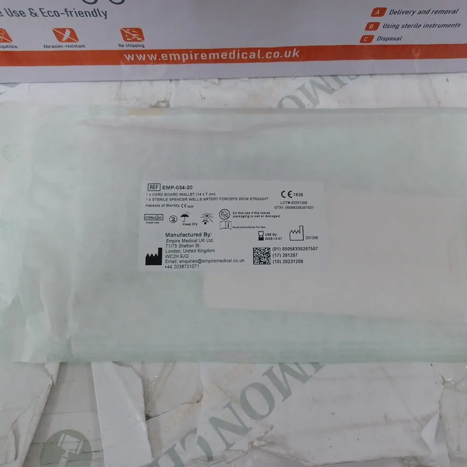 LOT OF APPROX. 19 PAIRS OF SPENCER WELLS ARTERY FORCEPS 20CM STRAIGHT