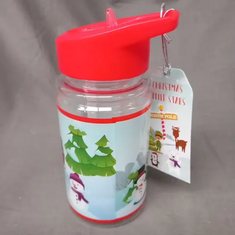 SIX CHRISTMAS LITTLE STARS NORTH POLE REUSABLE DRINKS CUPS