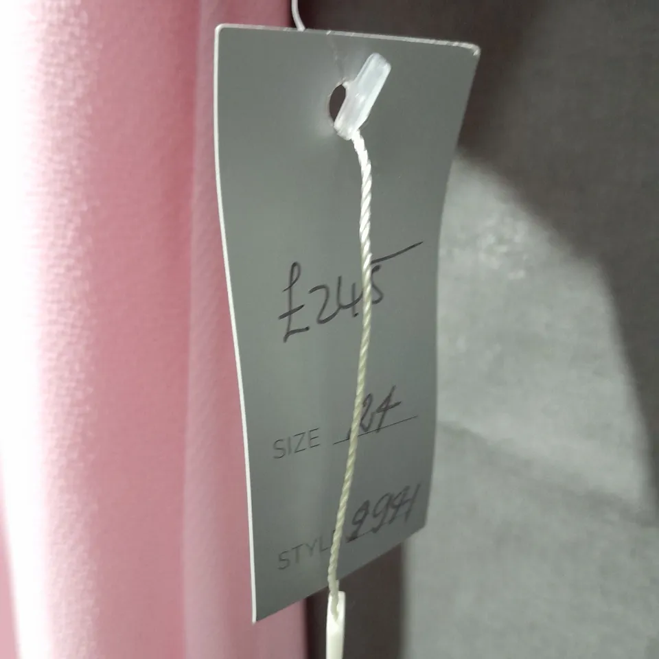 JULIANNA PINK DRESS WITH MATCHING SHOULDER JACKET - 24