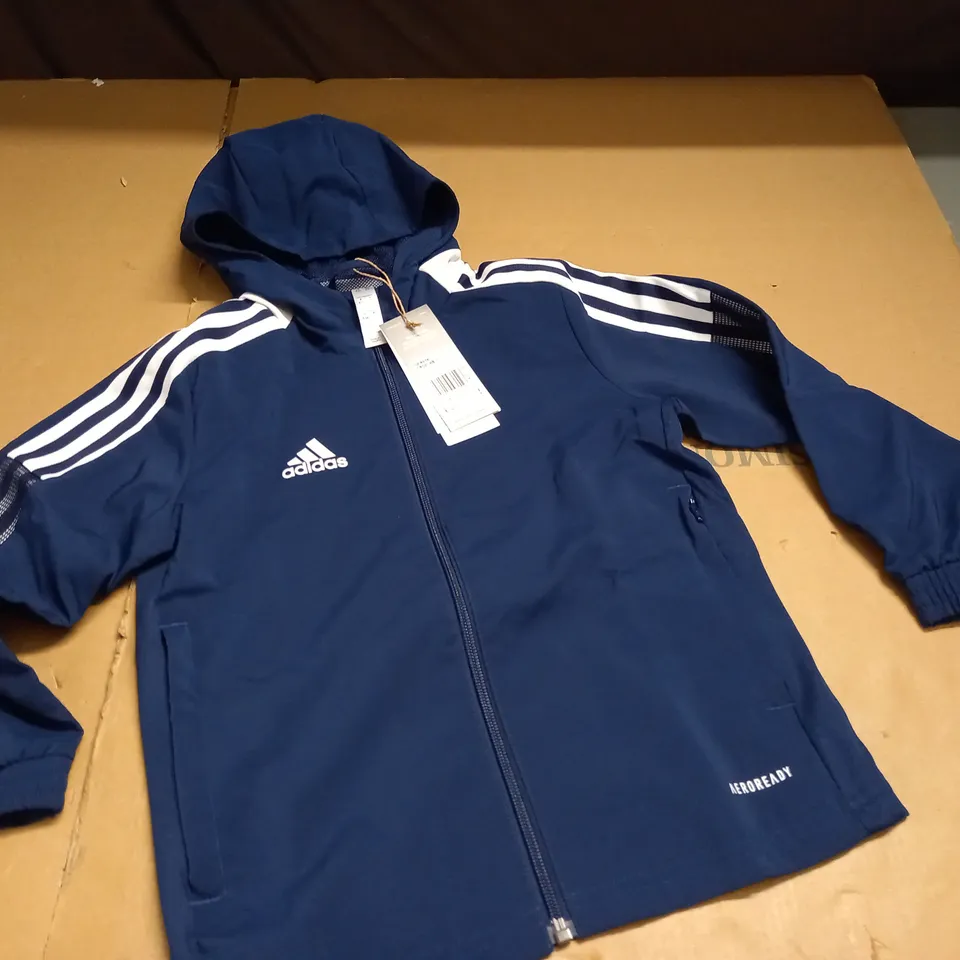 ADIDAS 5-6 YRS NAVY TRACKSUIT JACKET