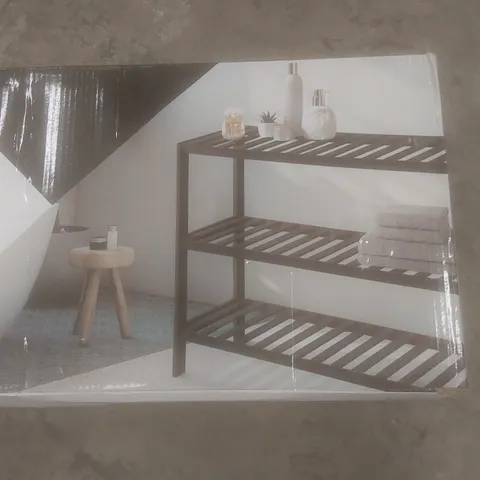 BOXED KEPLIN 3 TIER BAMBOO SHOE RACK