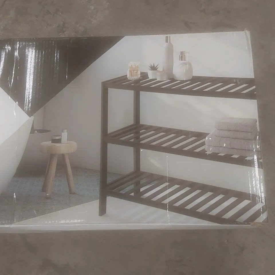 BOXED KEPLIN 3 TIER BAMBOO SHOE RACK