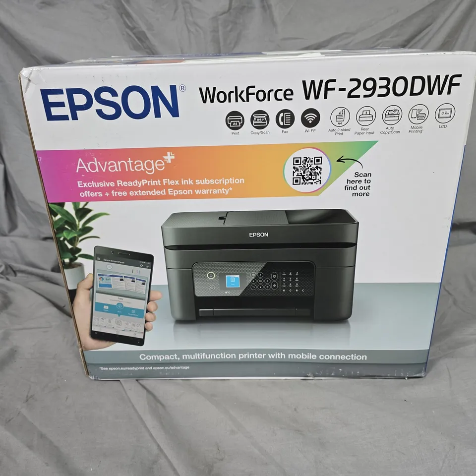EPSON WORKFORCE WF-2930DWF PRINTER – BOXED