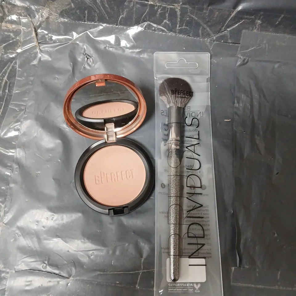 BPERFECT FAHRENHEIT BRONZER AND BRUSH - BAKED