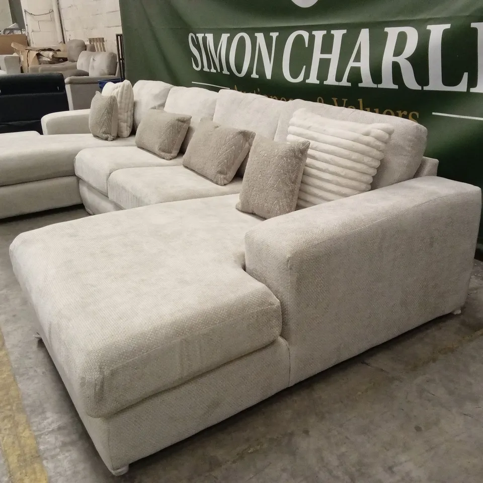 BROADGATE LARGE U-SHAPE MODULAR SOFA WITH FOOTSTOOL RRP £3399