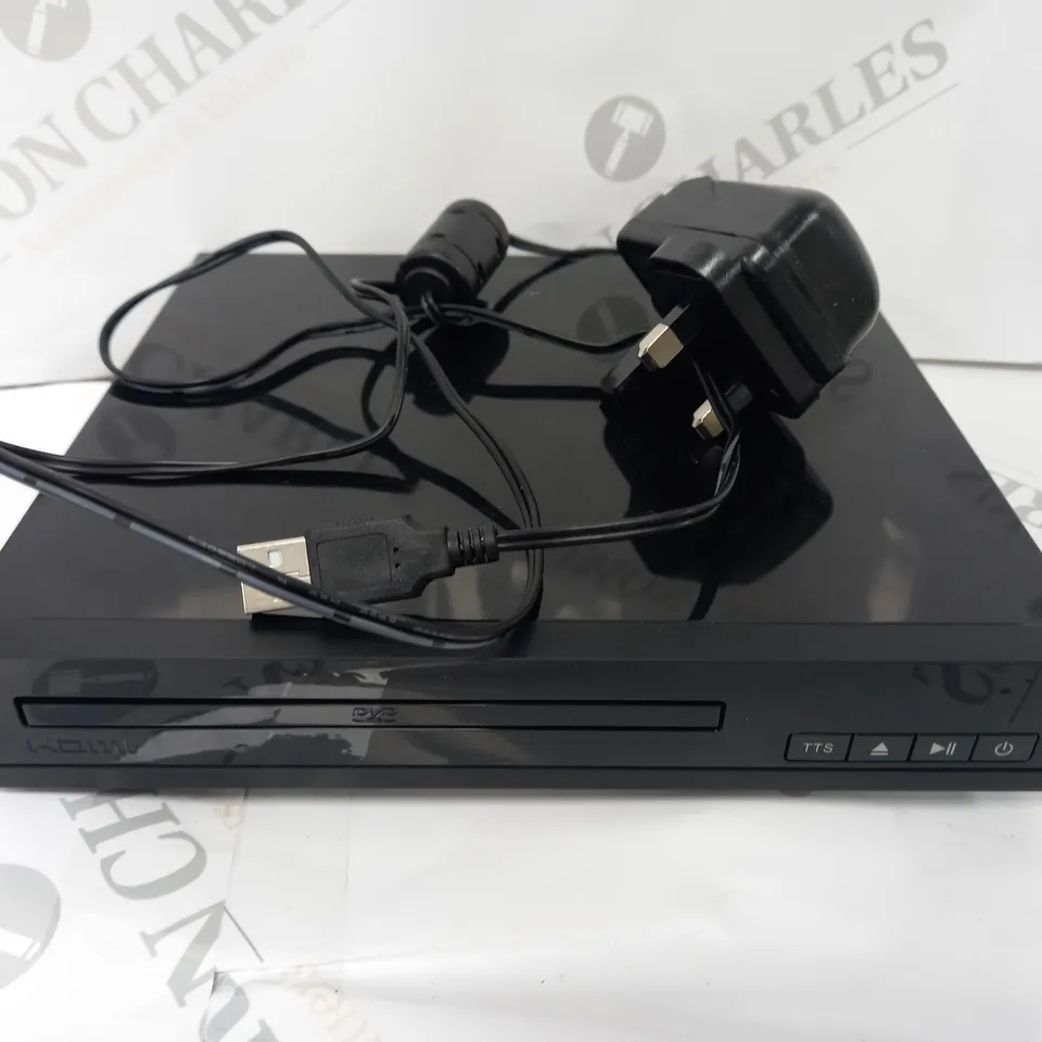 BOXED HDMI DVD PLAYER WITH REMOTE IN BLACK