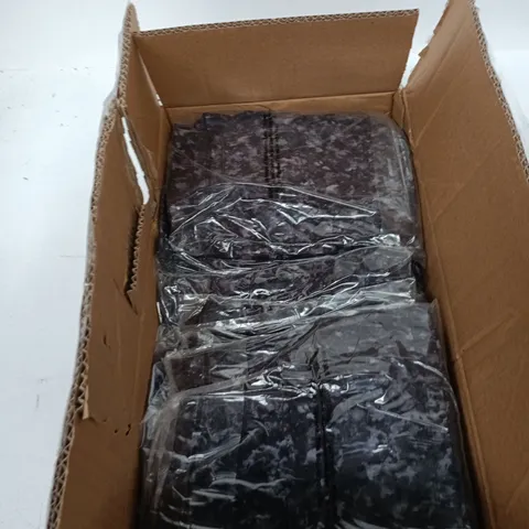 BOX OF APPROXIMATELY 12 ALL IN MOTION BLACK LEGGING SHORTS IN ASSORTED SIZES