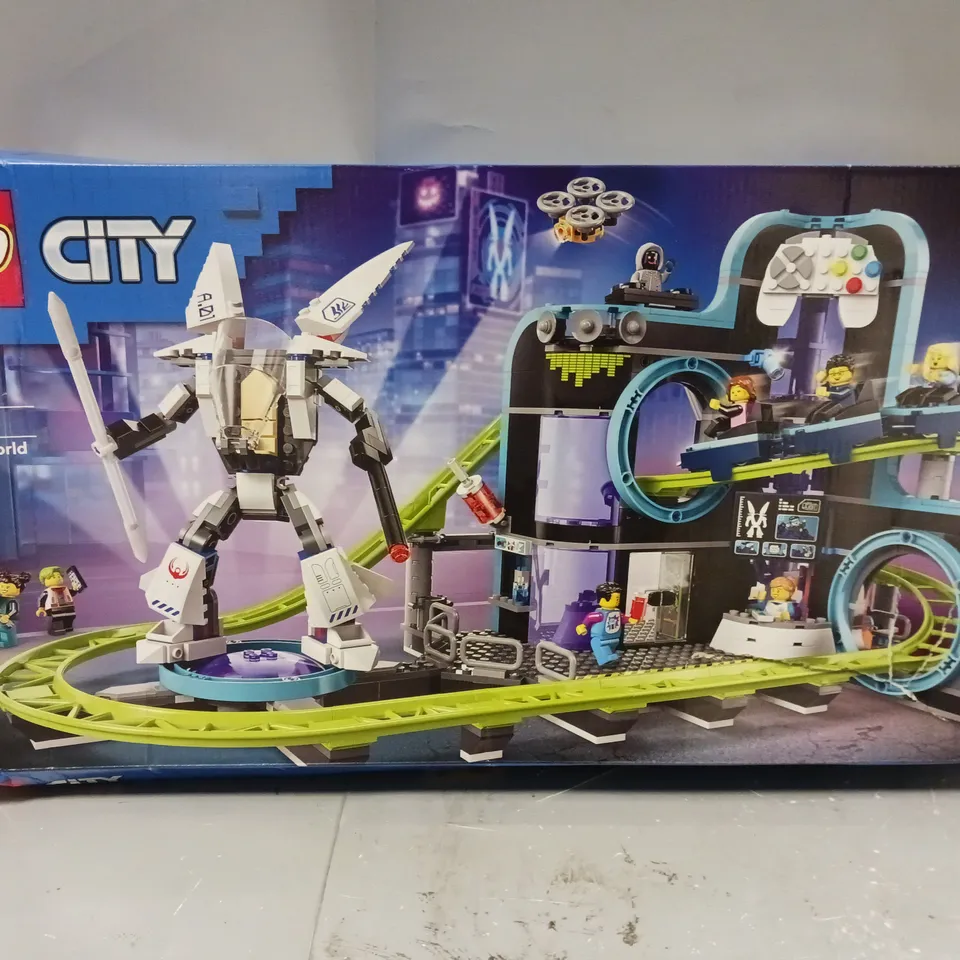 LEGO CITY ROBOT WORLD ROLLER-COASTER PARK TOY 60421 RRP £89.99