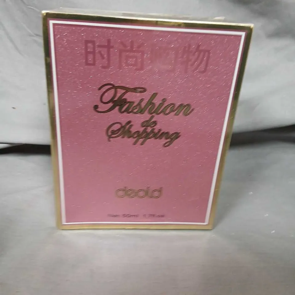 BOXED AND SEALED FASHION DE SHOPPING DEOLD 50ML