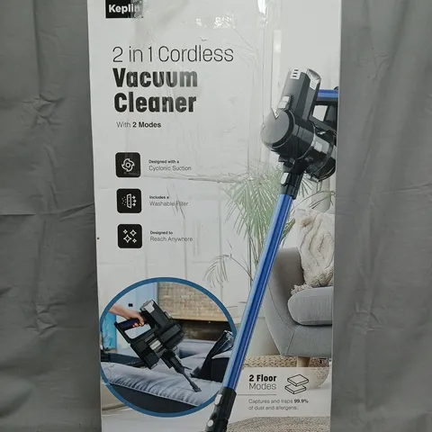 KEPLIN 2-IN-1 CORDLESS VACUUM CLEANER – BOXED