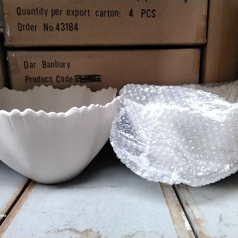 SET OF 2 CERAMIC LAMP SHADES