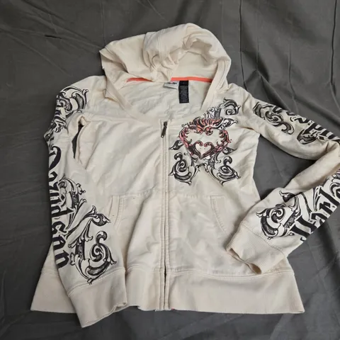 HARLEY DAVIDSON SMALL CREAM ZIP UP 