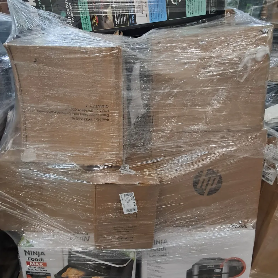 PALLET OF APPROXIMATELY 19 UNPROCESSED RAW RETURN HOUSEHOLD AND ELECTRICAL GOODS TO INCLUDE;